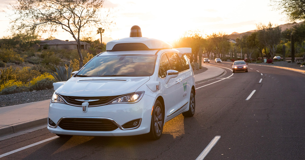 A Waymo vehicle