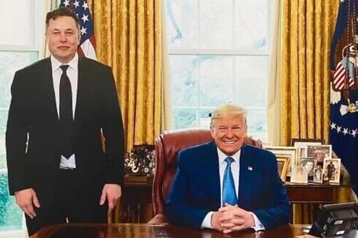 Elon Musk and Donald Trump in the Oval Office. Image credit: Donald Trump/Twitter