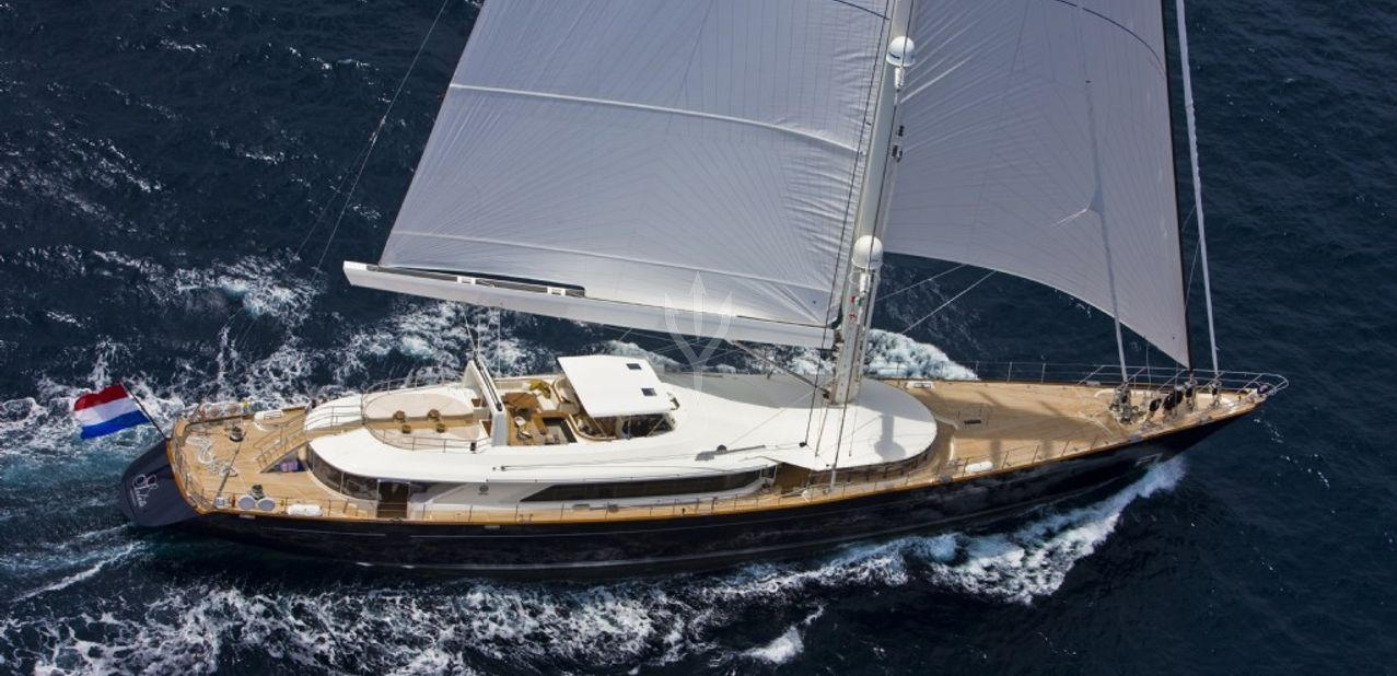 The yacht Bayesian. Image credit: Perini Navi. Mike Lynch